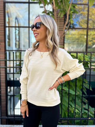 Easily Chic Sweater - Cream