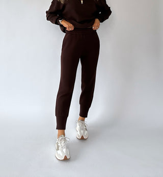 VARLEY Slim Cuff Pant - Coffee Bean