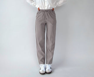 Everyday Ease Cropped Pant- Earth Grey