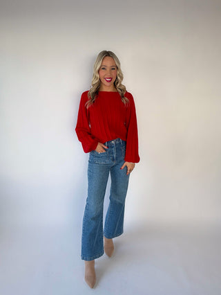 Feeling Inspired Sweater - Red