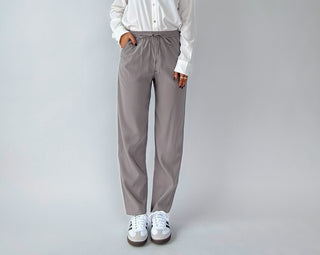 Everyday Ease Cropped Pant- Earth Grey