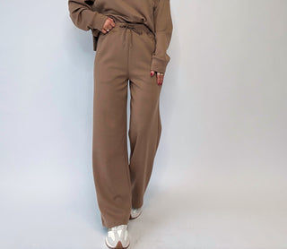 Chill Mode Wide Leg Pants - Mocha