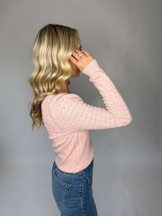 Sometimes It's Right Sweater - Blush