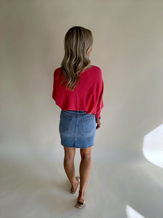 Peyton Denim Mini Skirt