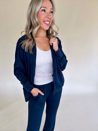 Get Busy Jacket & Pants Set - Navy