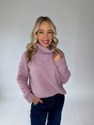 Cozy Contour Cowl Neck Sweater