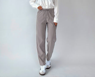 Everyday Ease Cropped Pant- Earth Grey