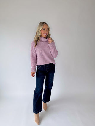 Cozy Contour Cowl Neck Sweater