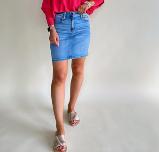 Peyton Denim Mini Skirt