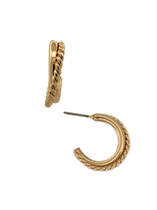 Flynn Hoop Earrings - Gold