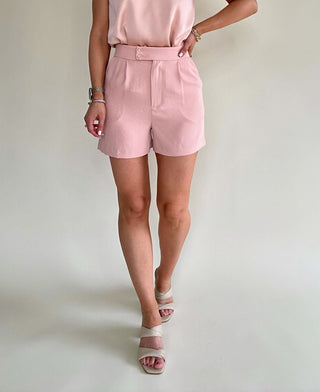 Suit and Score Shorts - Rose Cloud