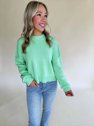 Mint To Be Long Sleeve Top