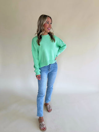 Mint To Be Long Sleeve Top