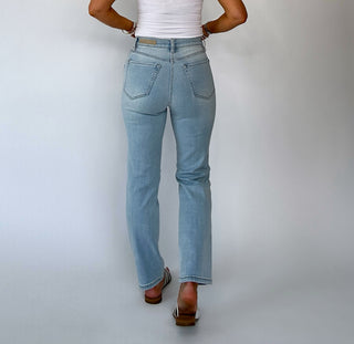 Around Town High Rise Straight Jeans