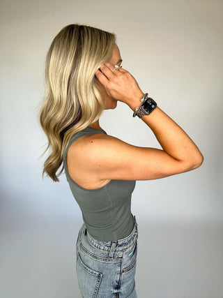 Essential Ease Sleeveless Top - Spruce